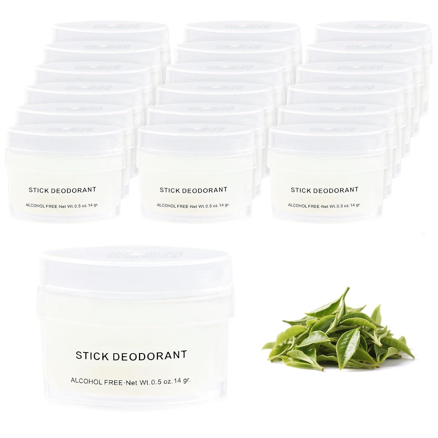 Shows the core product as a multi-pack of stick deodorants with alcohol-free formulation, clearly displaying the quantity and key product feature to help shoppers understand what they are…