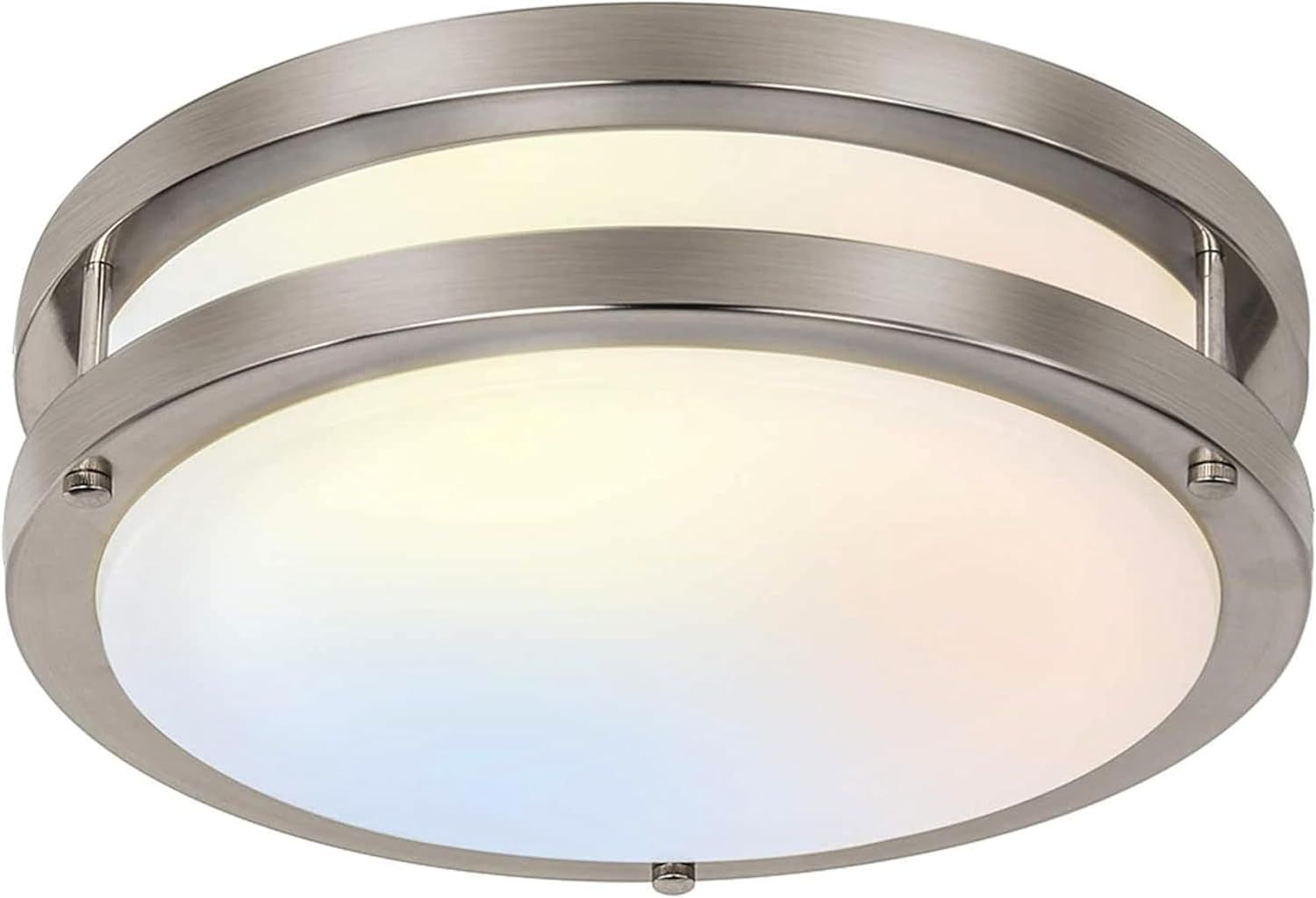Displays the ceiling light fixture clearly to show its design, finish, and construction quality, helping shoppers visualize the product they will receive.