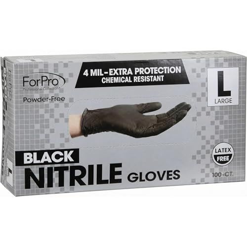 Shows the actual retail packaging the buyer will receive, communicating product details like size, quantity, material, and key features directly from the box. Shows a human hand wearing the glove to…