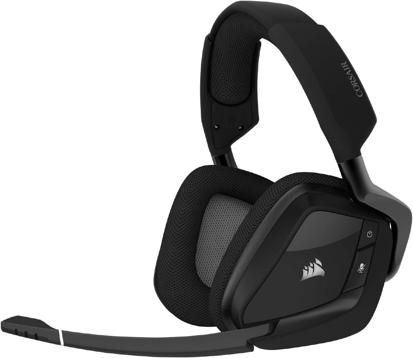 Displays the core gaming headset product clearly on a white background, allowing shoppers to see the design, build quality, and key features like the microphone and ear cups.