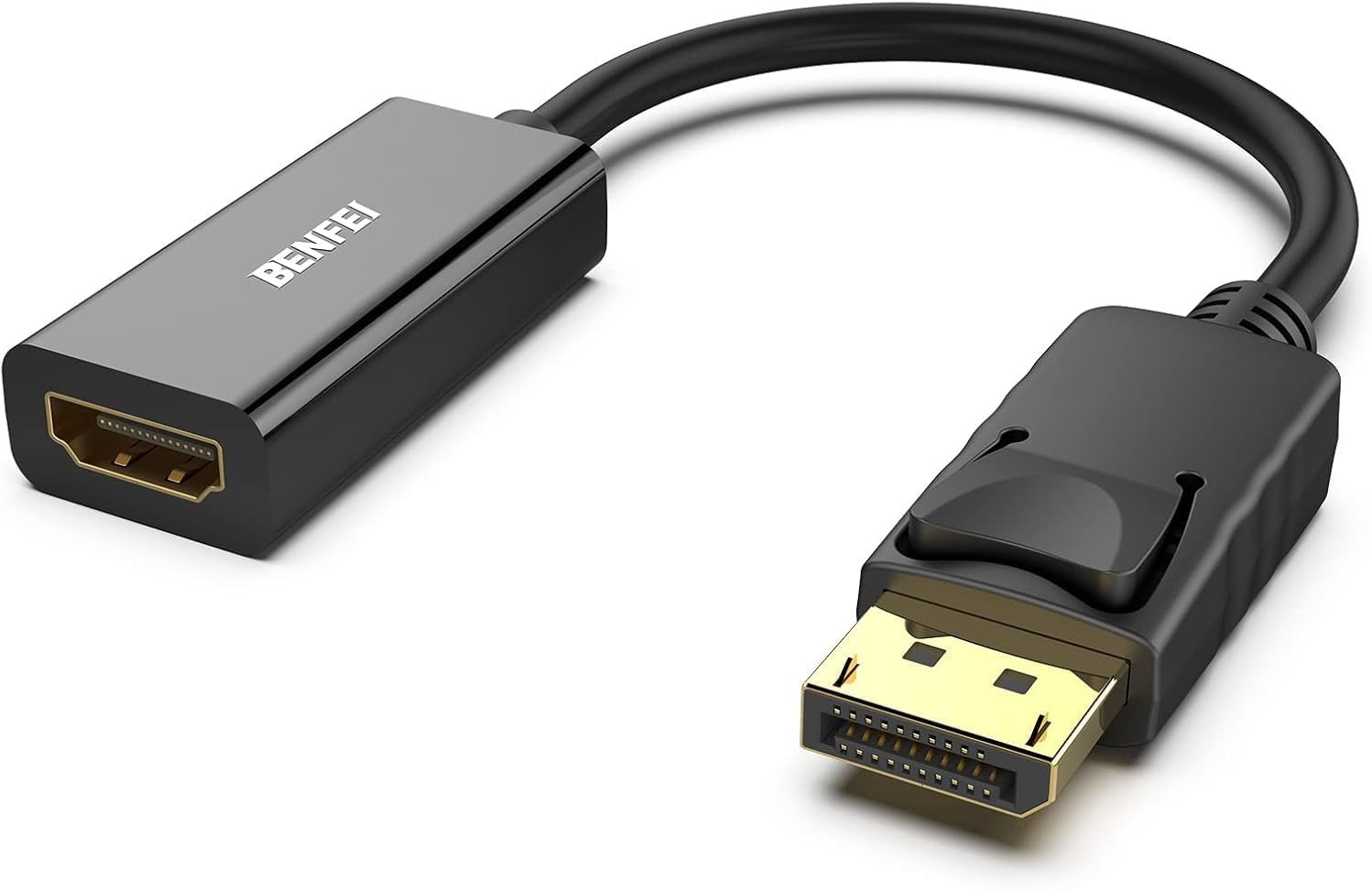 Shows the core product clearly on a white background, allowing shoppers to see the adapter cable design, connector types, and brand.