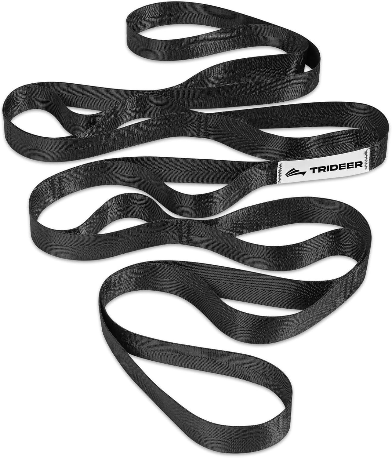 Shows the core product clearly on a clean white background, allowing shoppers to see the strap's construction, multiple loop design, and branding.