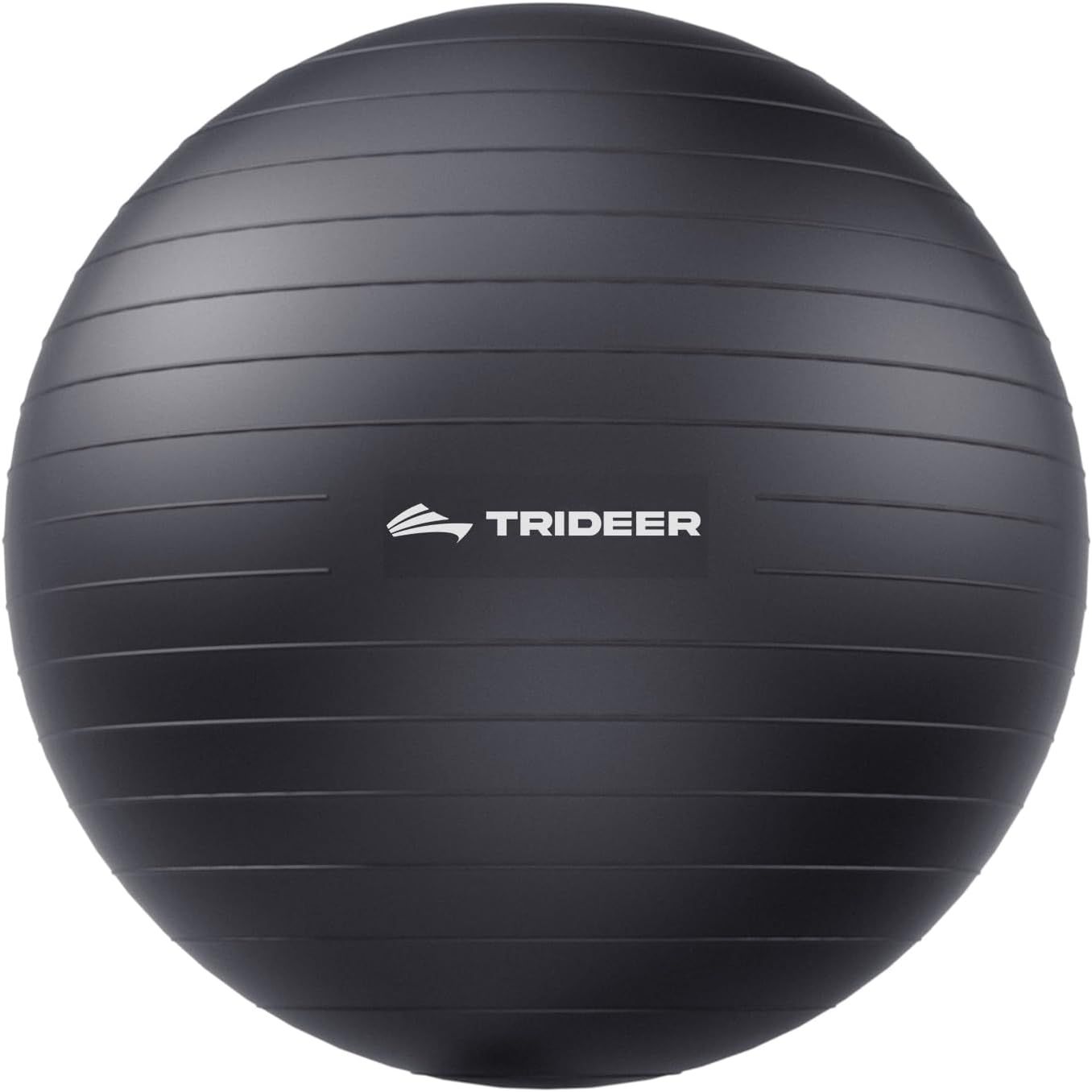 Shows the core product clearly on a white background to communicate what the shopper is purchasing—a TRIDEER branded exercise/stability ball.