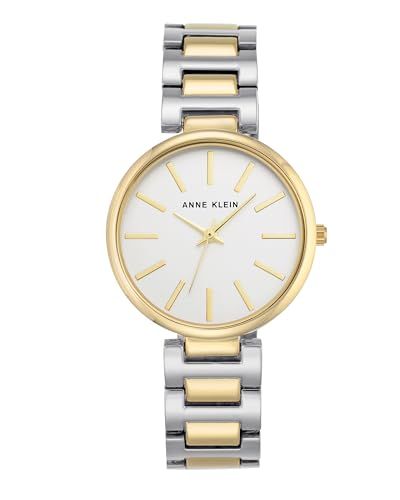 Displays the core product clearly on a white background to show the watch's elegant two-tone design, minimalist dial, and overall aesthetic appeal to shoppers.