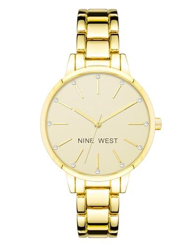 Displays the gold-tone watch clearly on a white background to show the product's design, brand, and overall appearance for catalog browsing.