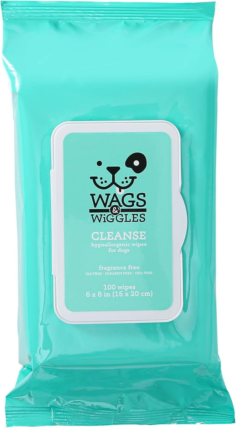 Displays the core product packaging clearly to show shoppers exactly what they will receive, emphasizing the hypoallergenic and fragrance-free features for sensitive pets. Shows the retail packaging…