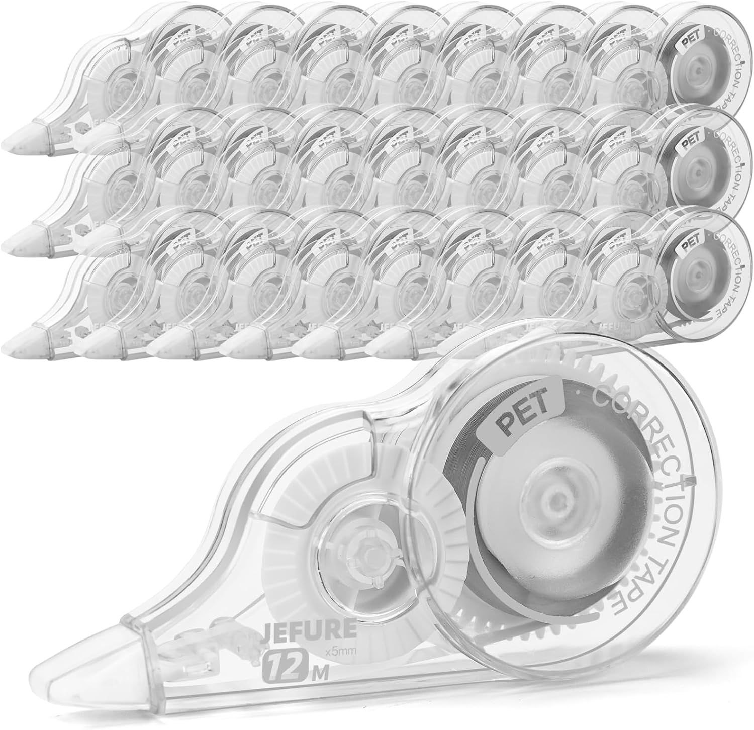 Shows the core product as a multi-pack of correction tape dispensers on a clean white background, allowing shoppers to clearly see the quantity and design of the items included in the purchase.
