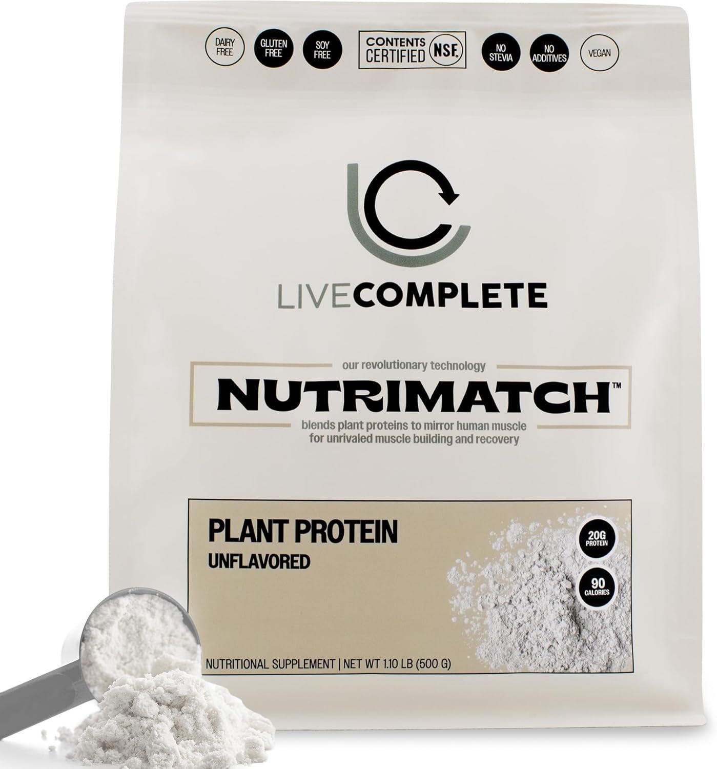 Displays the core product packaging to show shoppers exactly what they will receive, emphasizing the brand, product type, and key nutritional information. Shows the retail packaging with prominent…