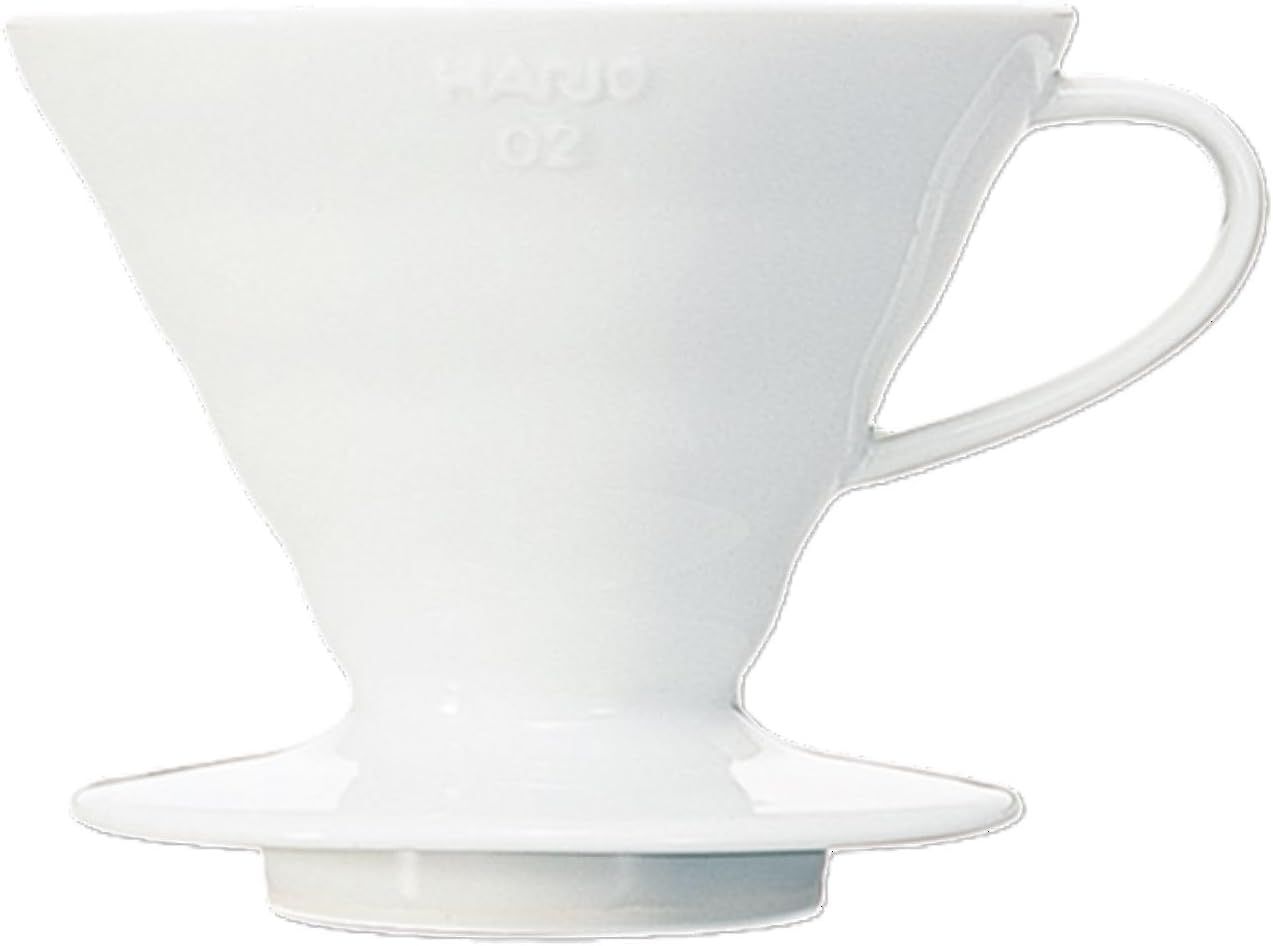 Displays the core product clearly on a white background to show the coffee dripper's shape, handle, and pedestal base for catalog browsing.