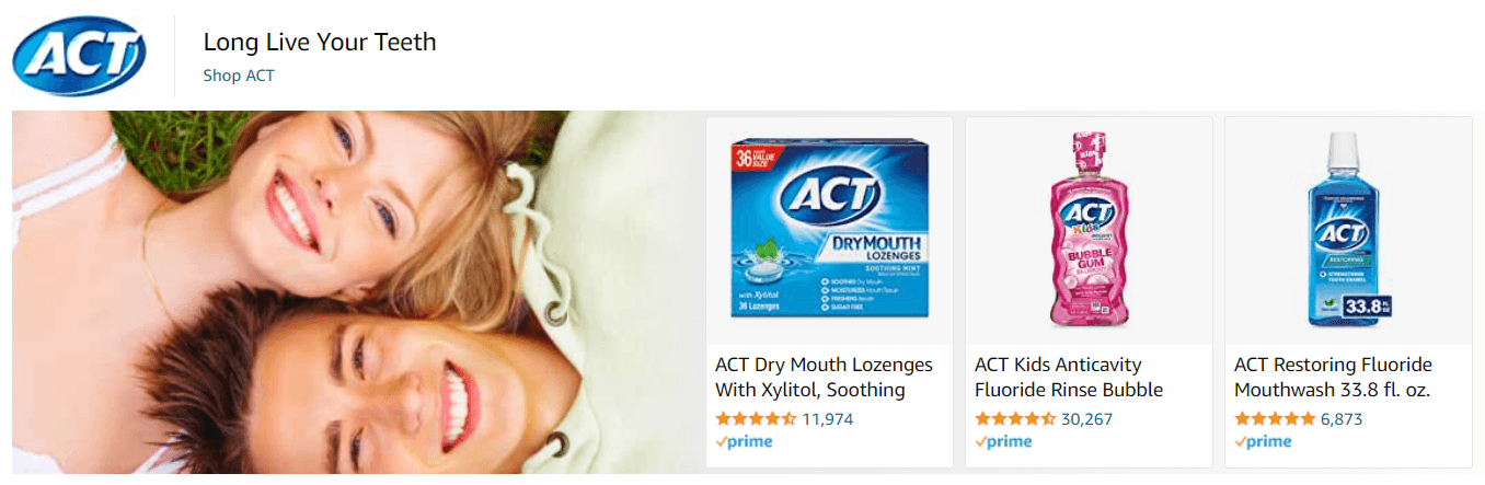 Act: Ad - Sponsored Brand