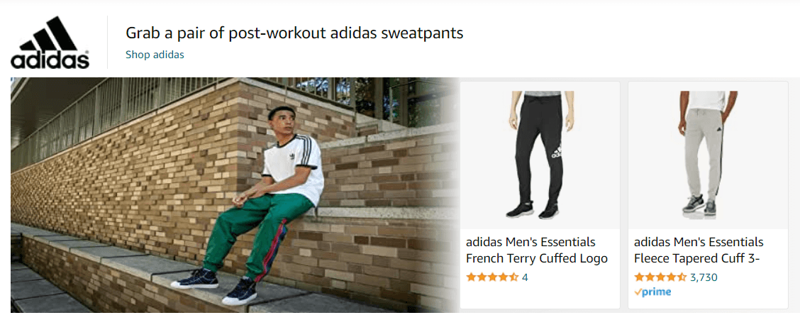 Adidas2: Ad - Sponsored Brand