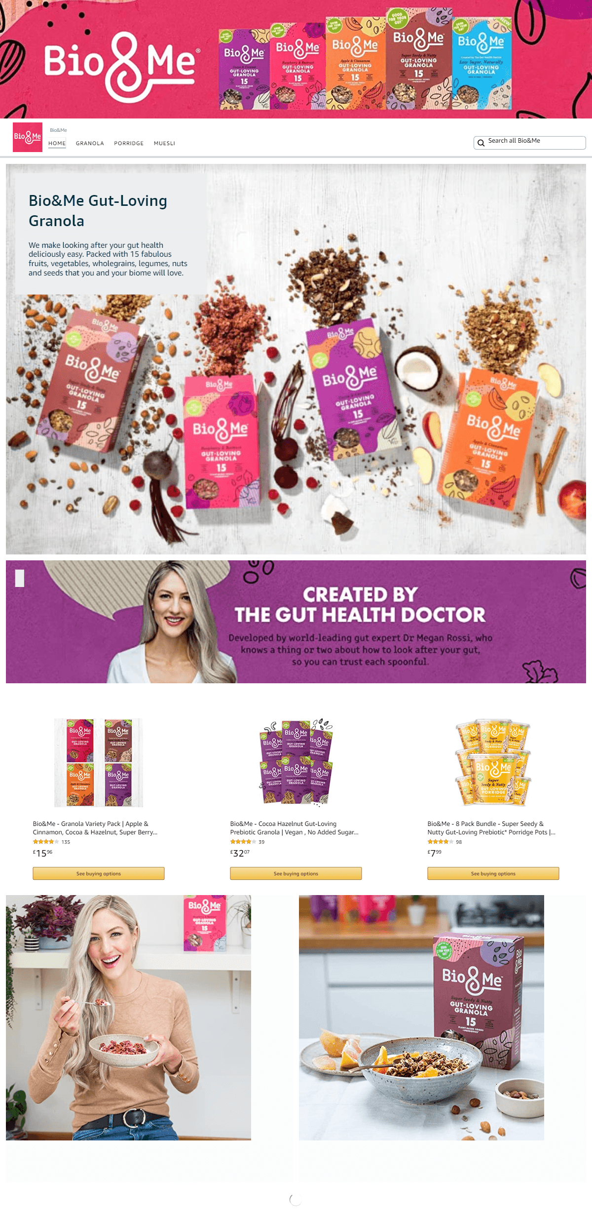 Amazon.co.uk  Bio&amp;Me: Storefront