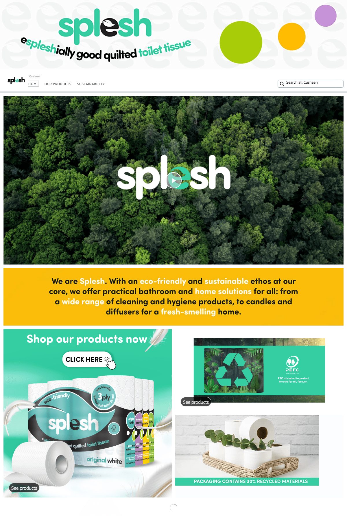 Amazon.co.uk  Cusheen: Storefront