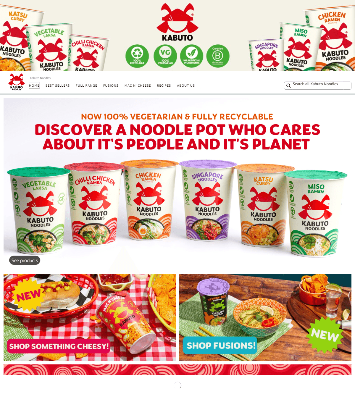 Amazon.co.uk  Kabuto Noodles: Storefront