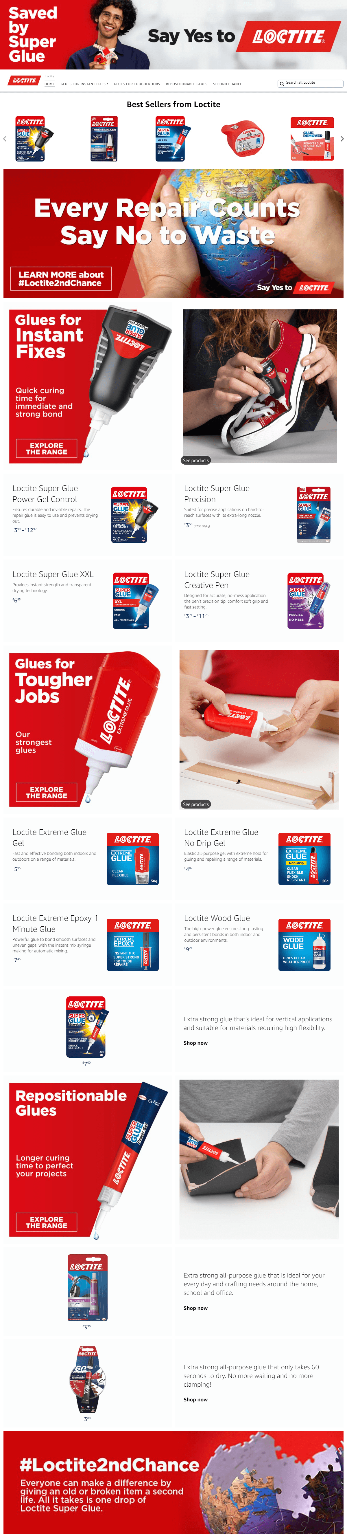 Amazon.co.uk  Loctite: Storefront