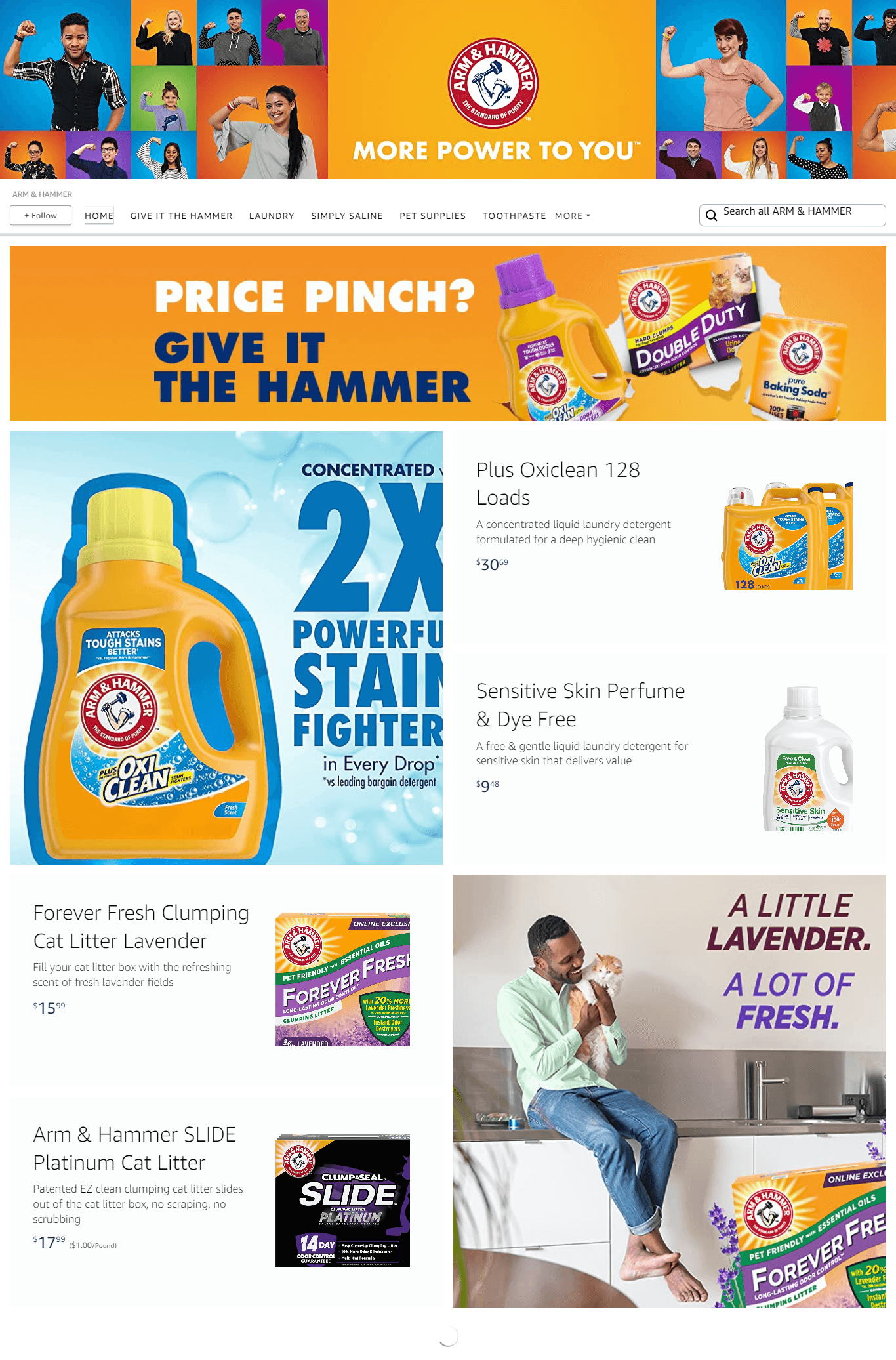 Amazon.com  ARM &amp; HAMMER: Storefront