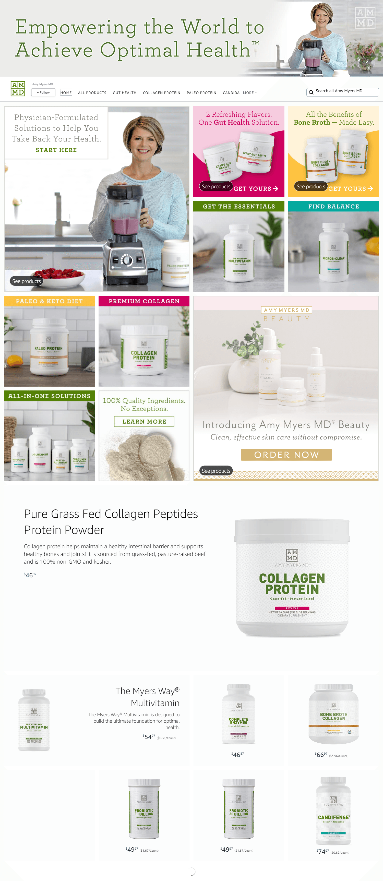 Amazon.com  Amy Myers MD: Storefront
