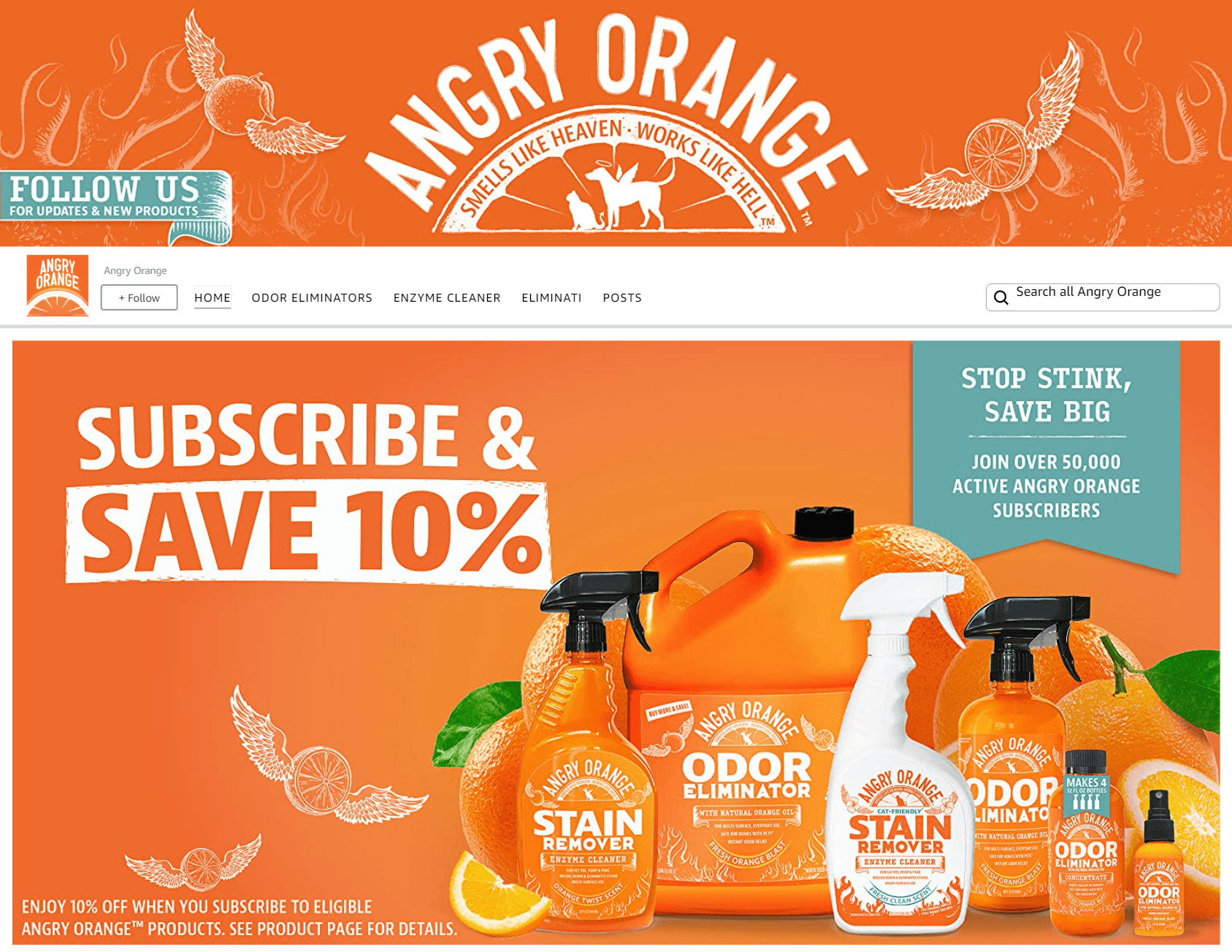 Amazon.com  Angry Orange: Storefront - Follow