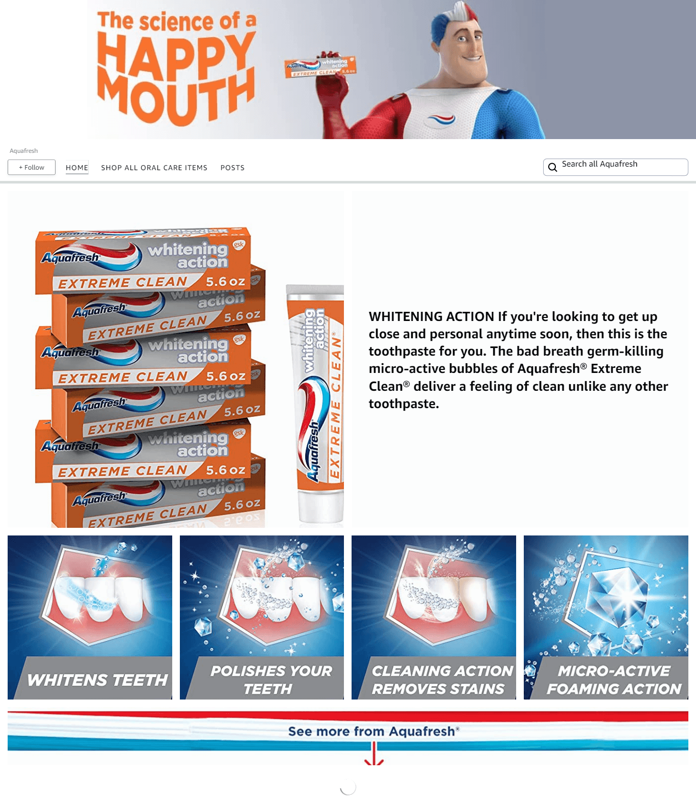 Amazon.com  Aquafresh: Storefront
