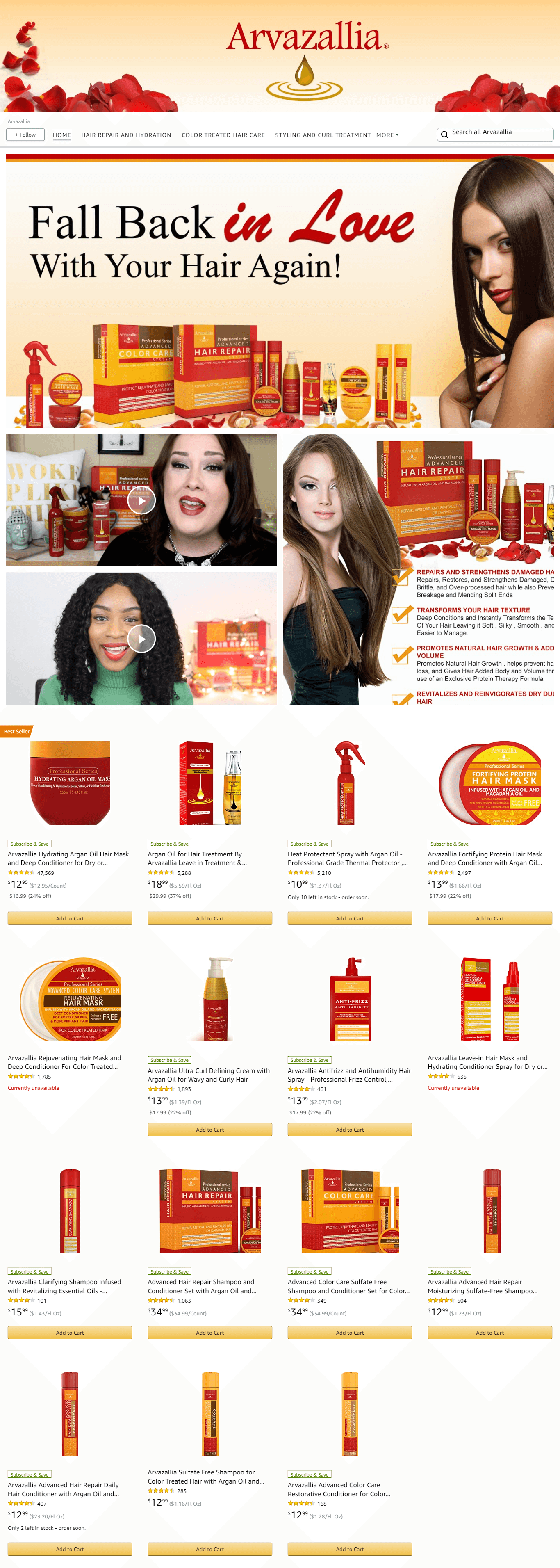 Amazon.com  Arvazallia: Storefront