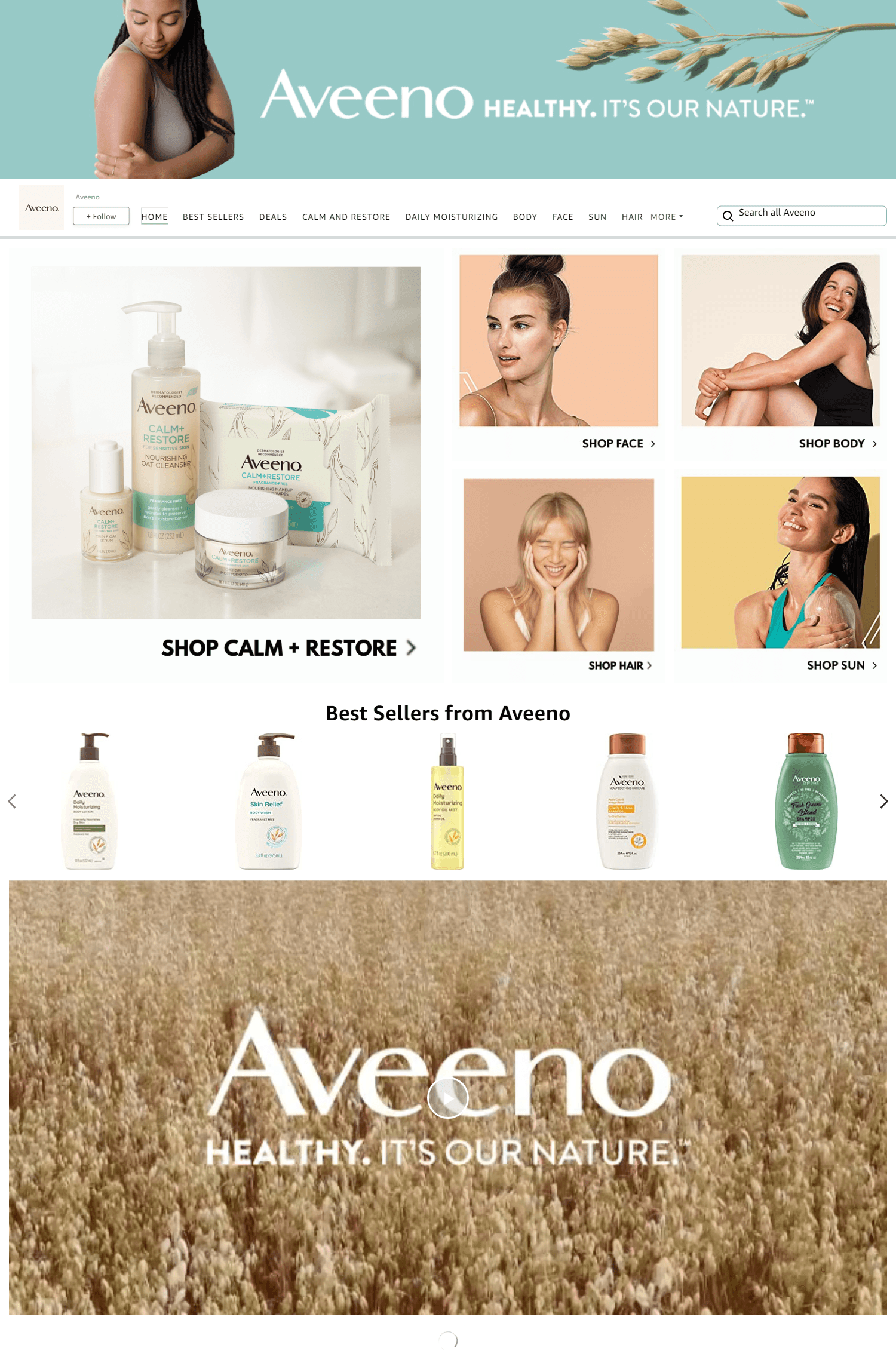 Amazon.com  Aveeno: Storefront