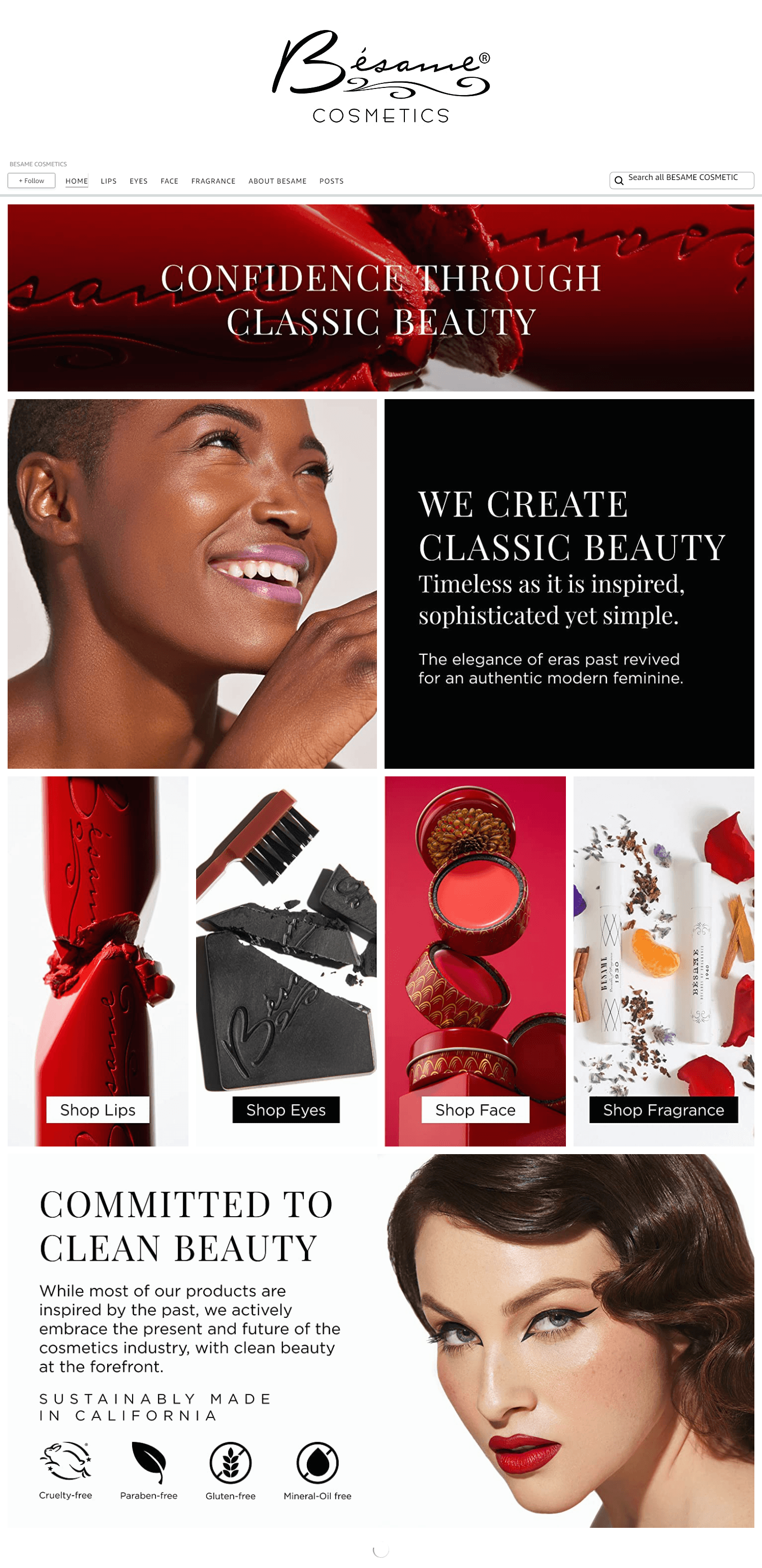 Amazon.com  BESAME COSMETICS: Storefront