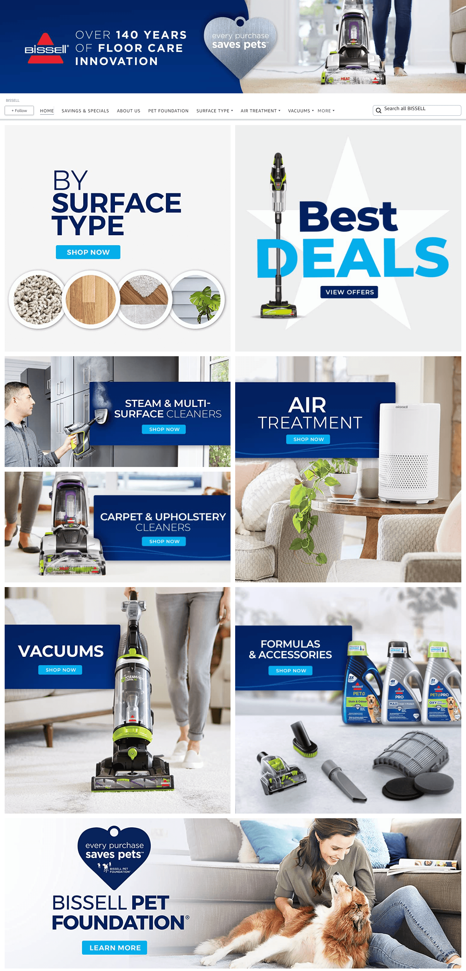 Amazon.com  BISSELL: Storefront
