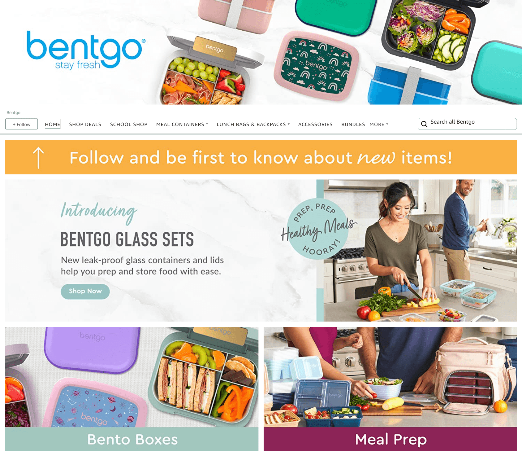 Amazon.com  Bentgo: Storefront - Follow