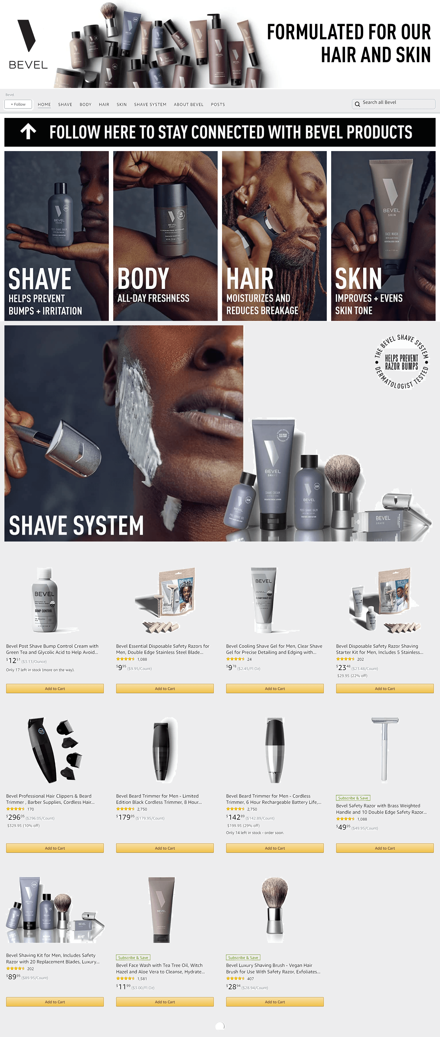 Amazon.com  Bevel: Storefront