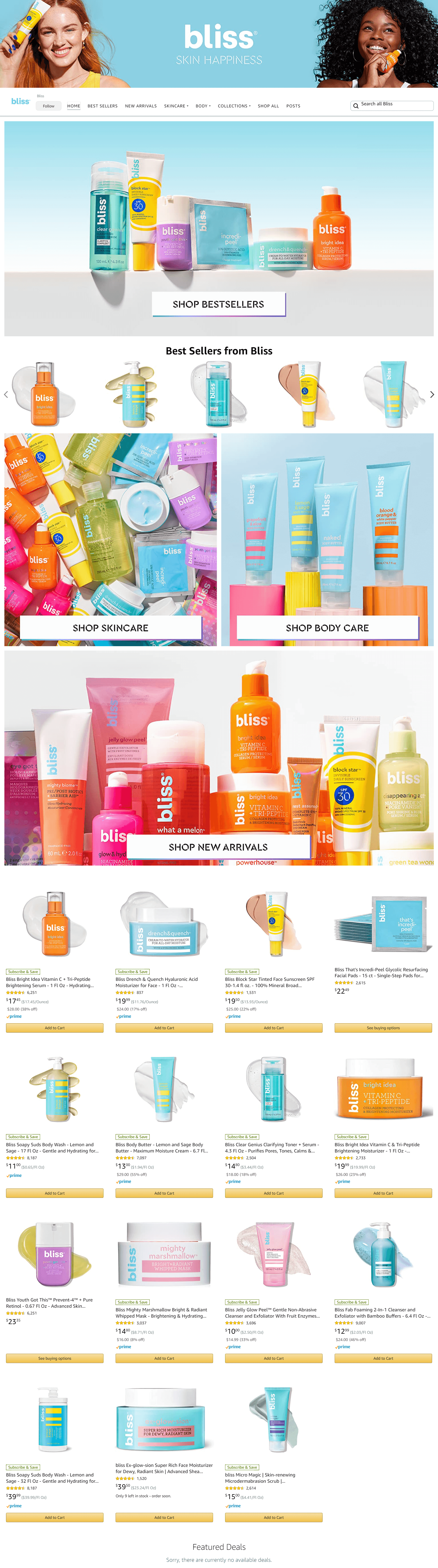 Amazon.com  Bliss: Storefront