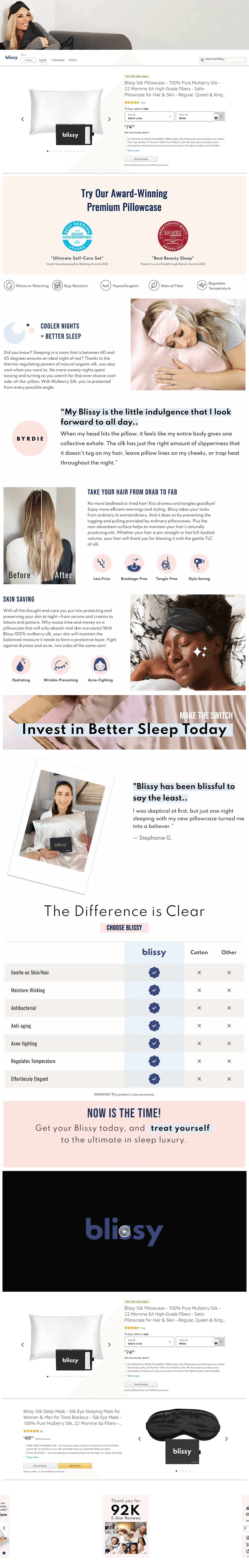Amazon.com  Blissy: Storefront