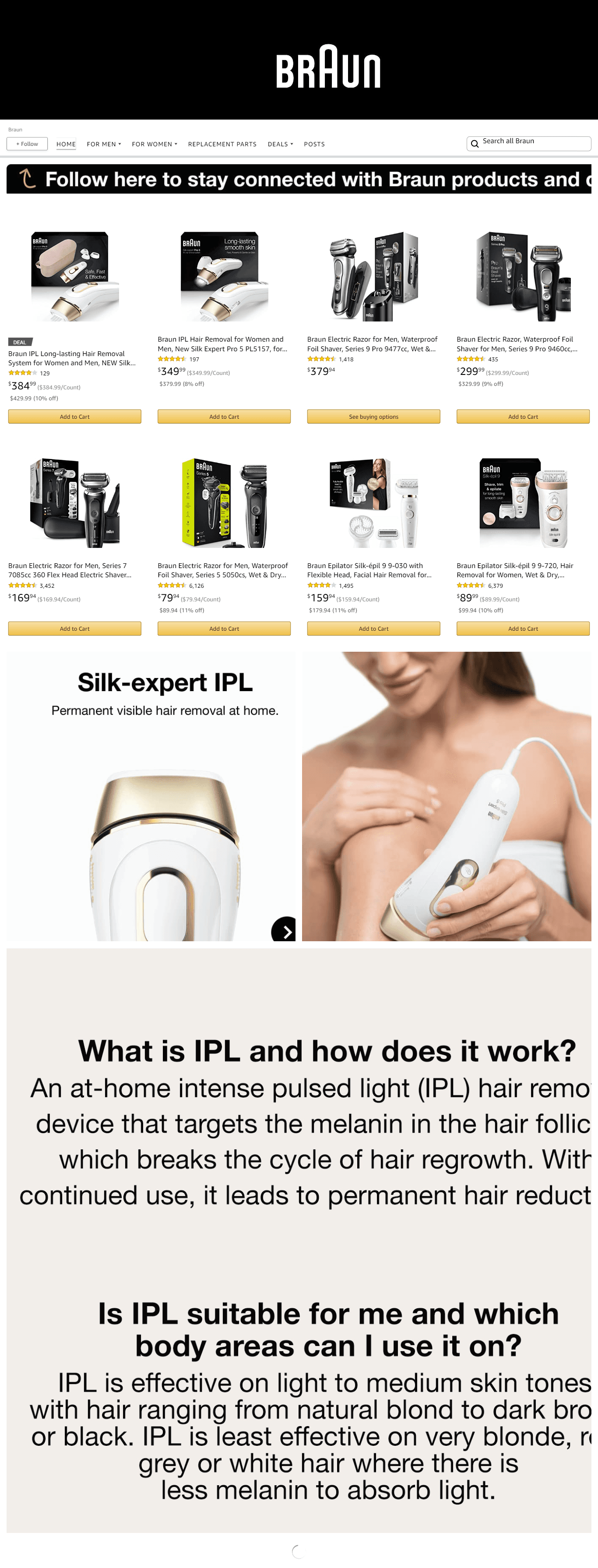 Amazon.com  Braun: Storefront