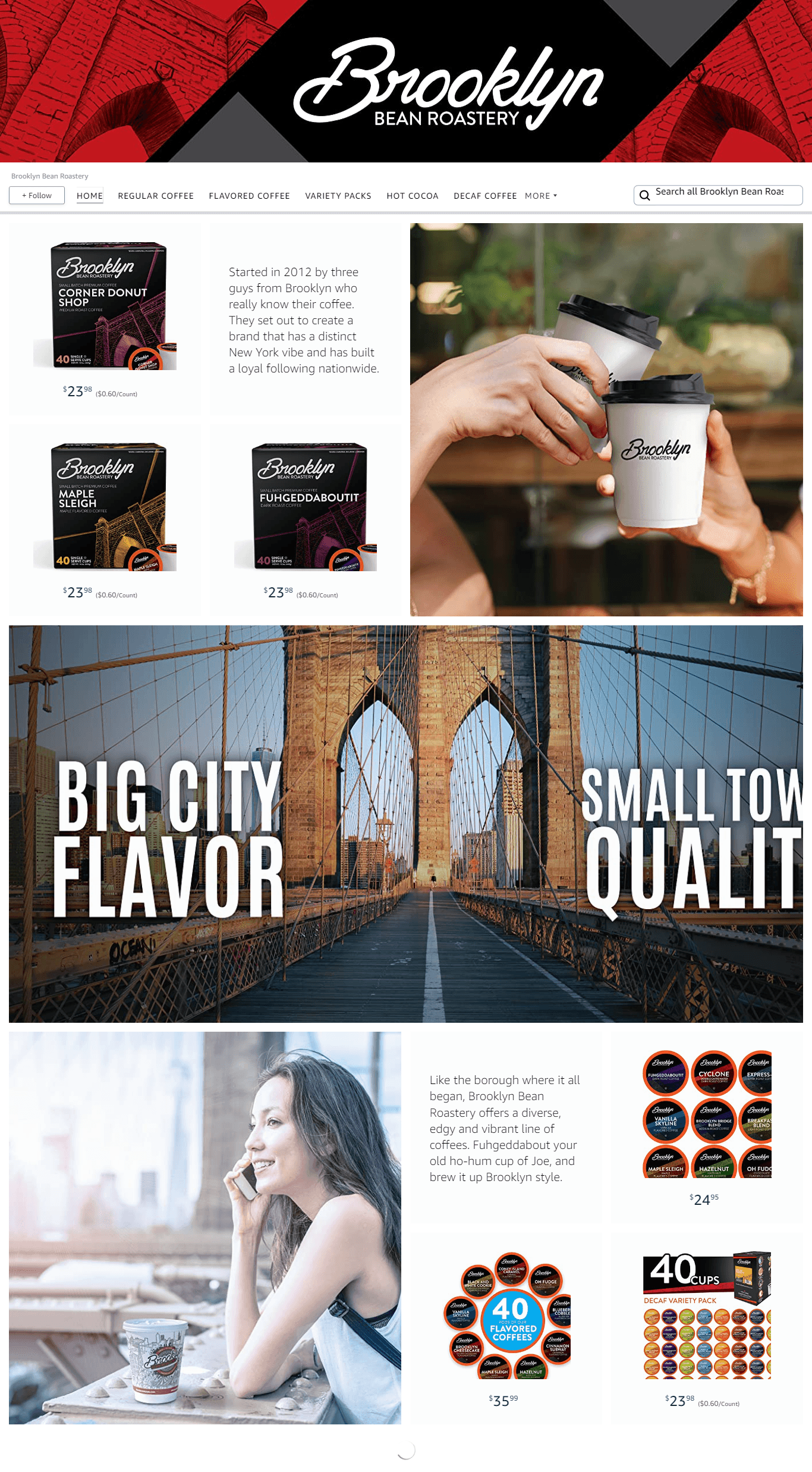 Amazon.com  Brooklyn Bean Roastery: Storefront