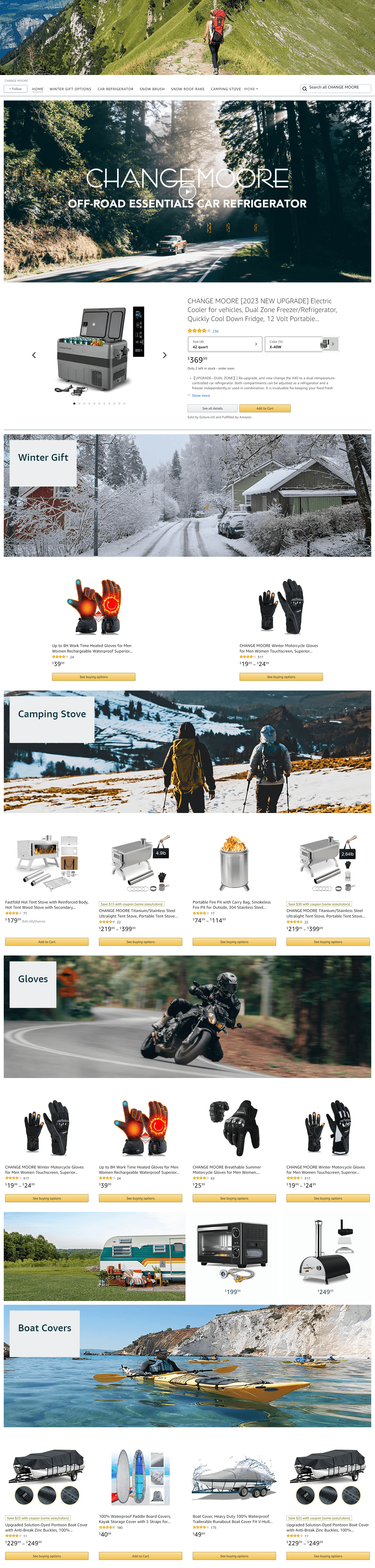 Amazon.com  CHANGE MOORE: Storefront