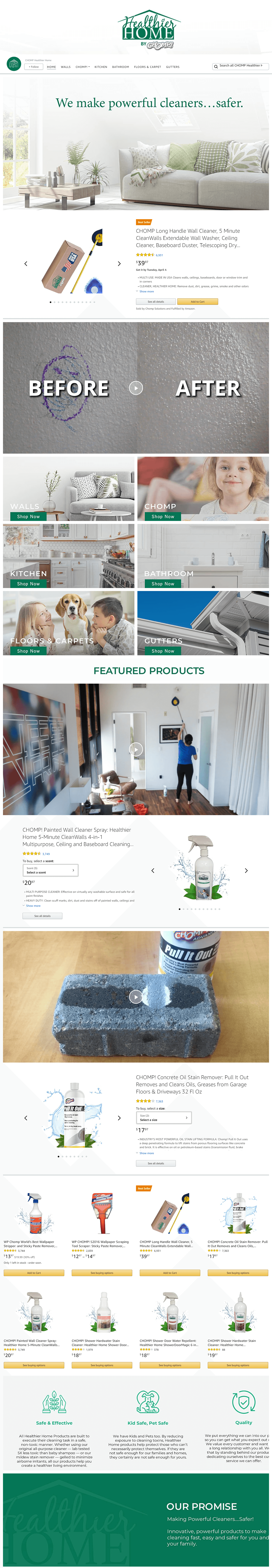 Amazon.com  CHOMP Healthier Home: Storefront