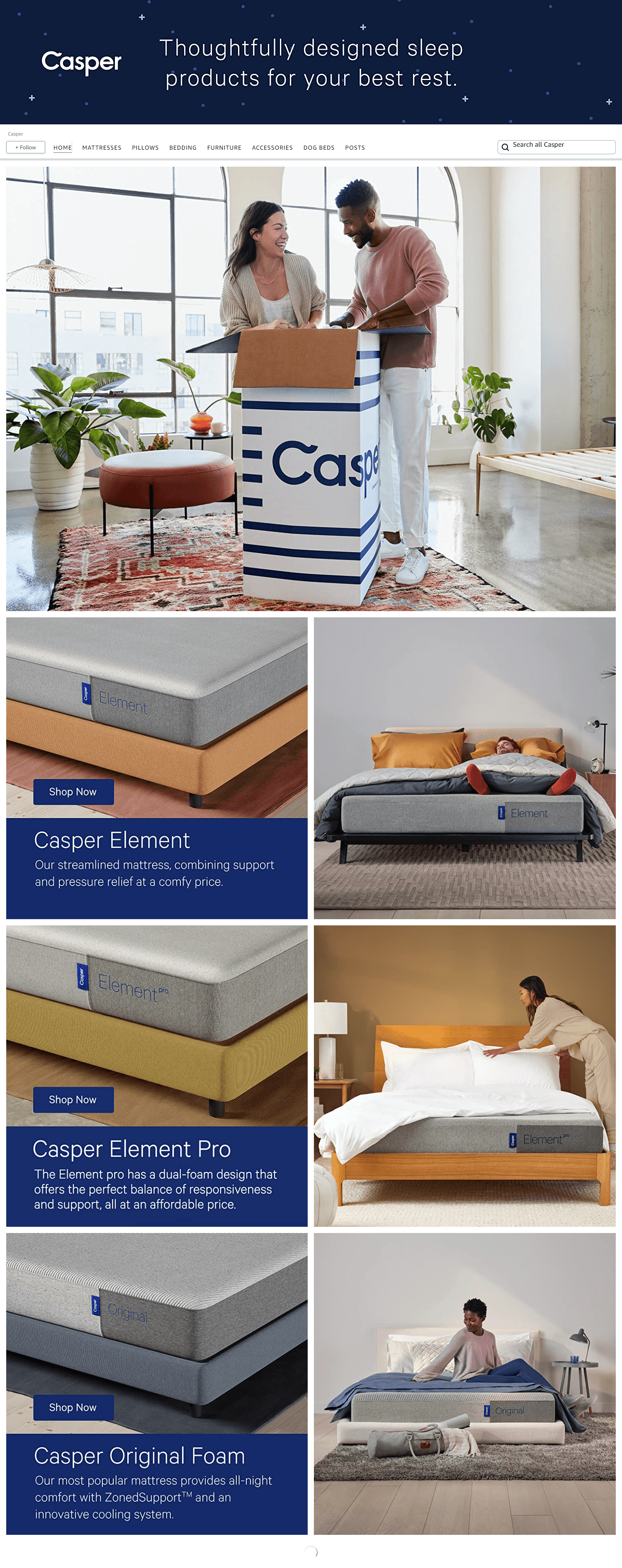 Amazon.com  Casper: Storefront