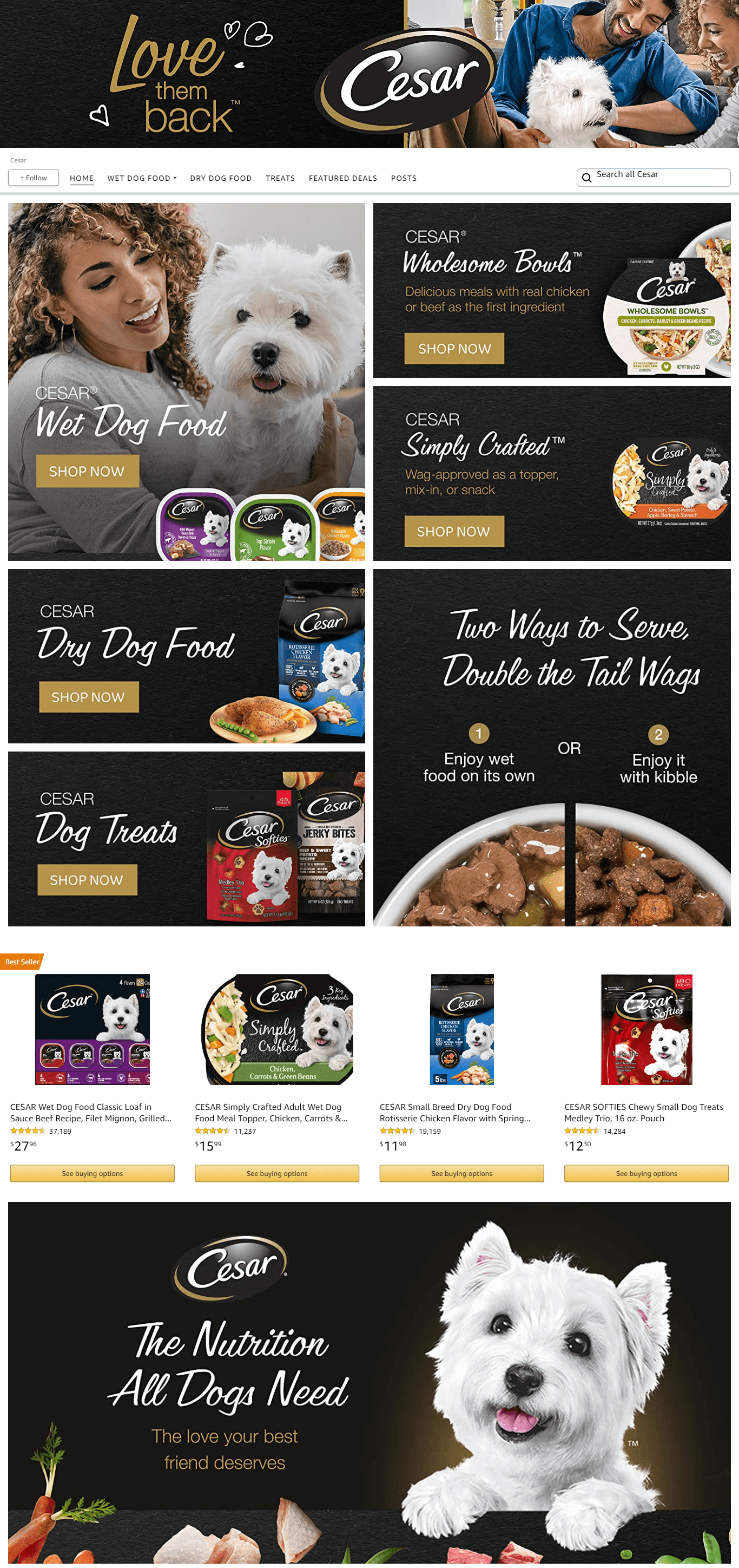 Amazon.com  Cesar: Storefront