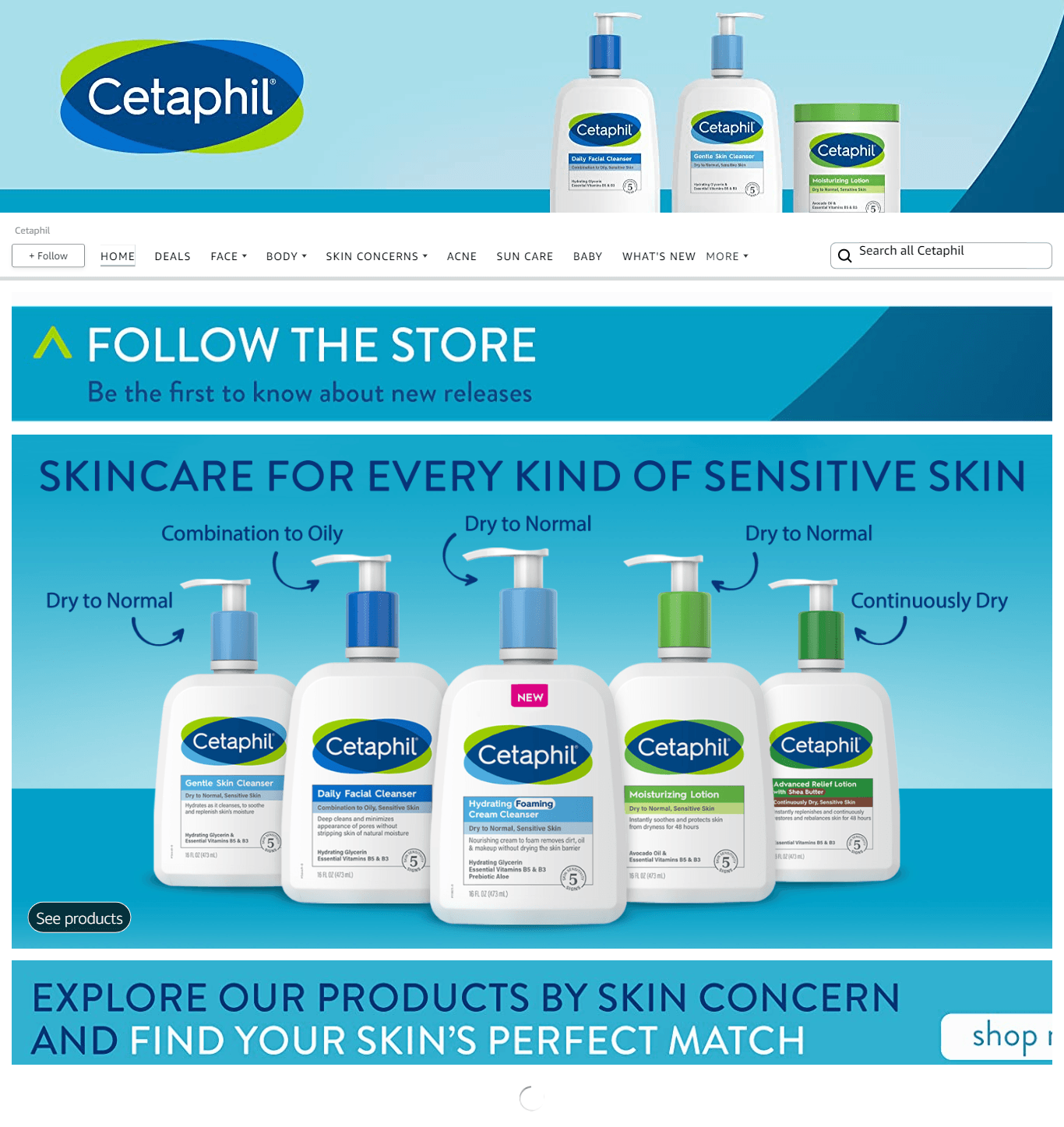 Amazon.com  Cetaphil: Storefront
