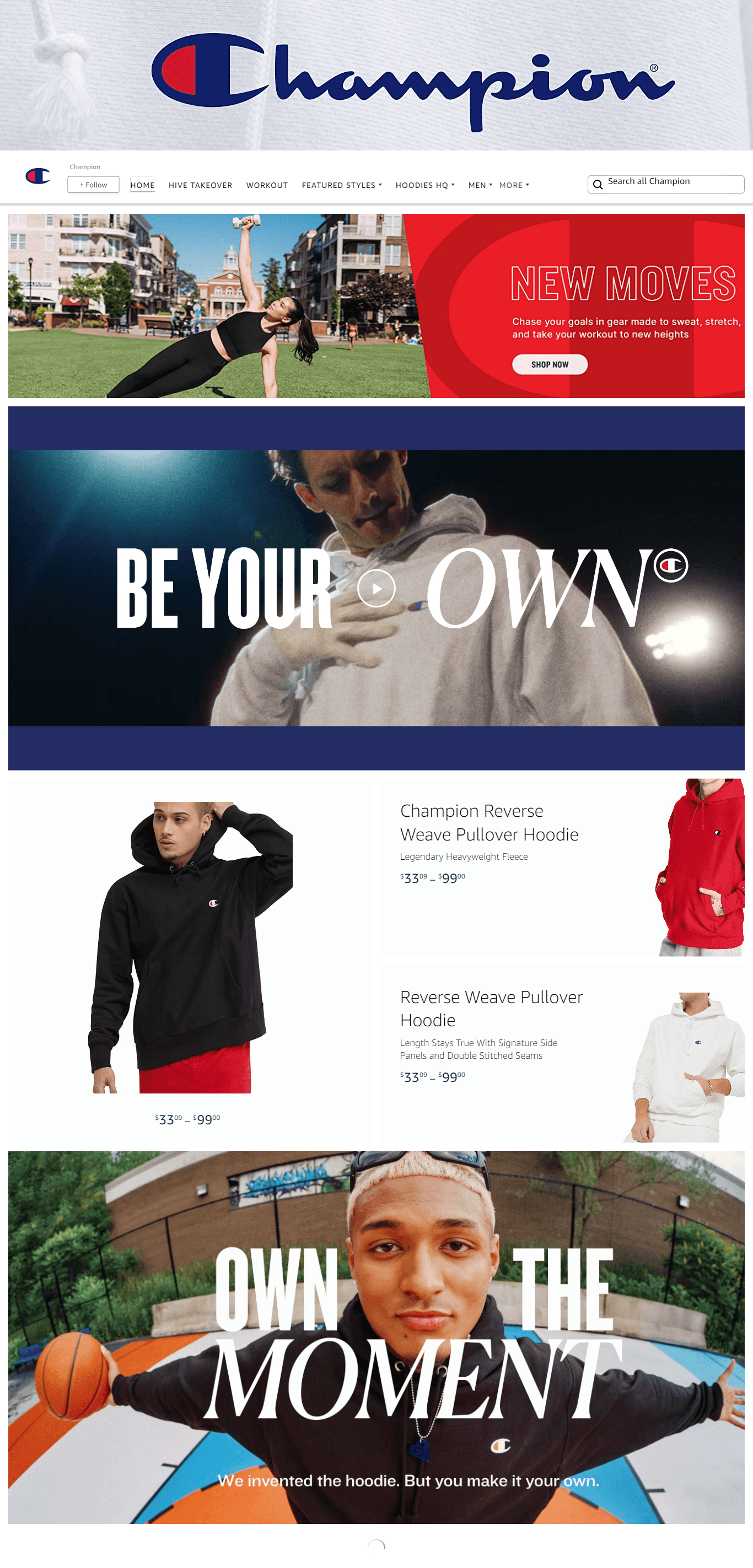 Amazon.com  Champion: Storefront