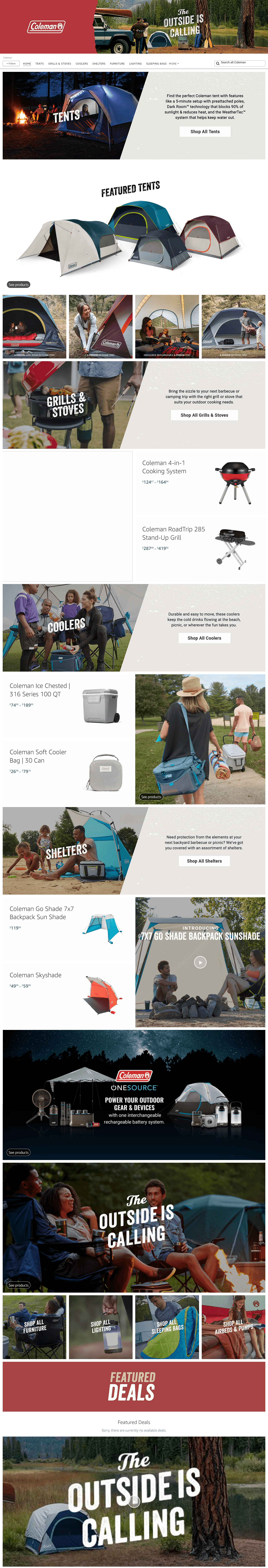 Amazon.com  Coleman: Storefront