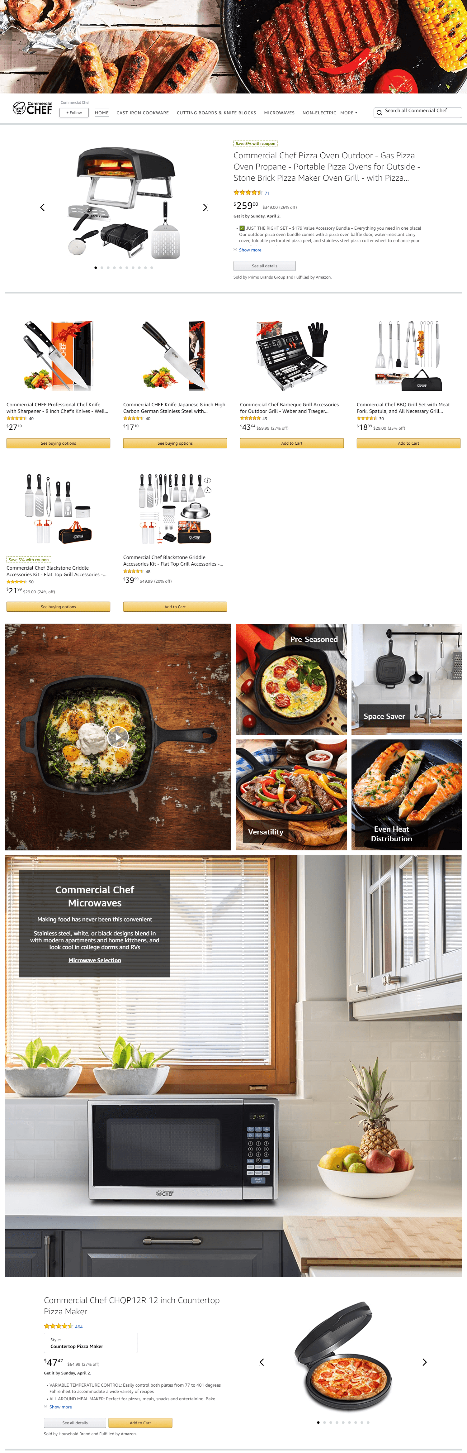 Amazon.com  Commercial Chef: Storefront
