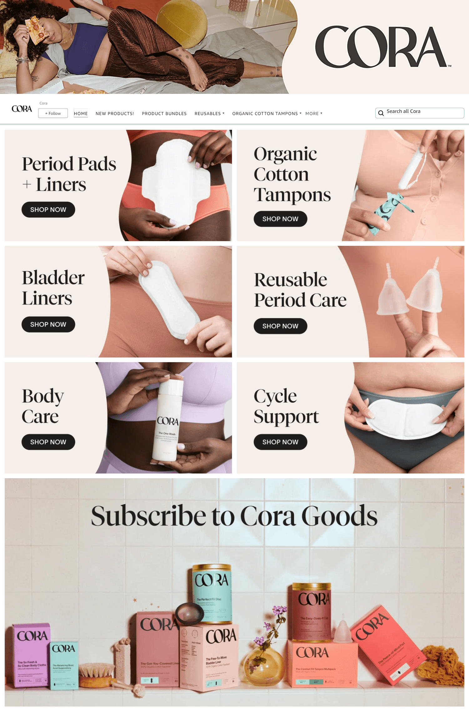 Amazon.com  Cora: Storefront