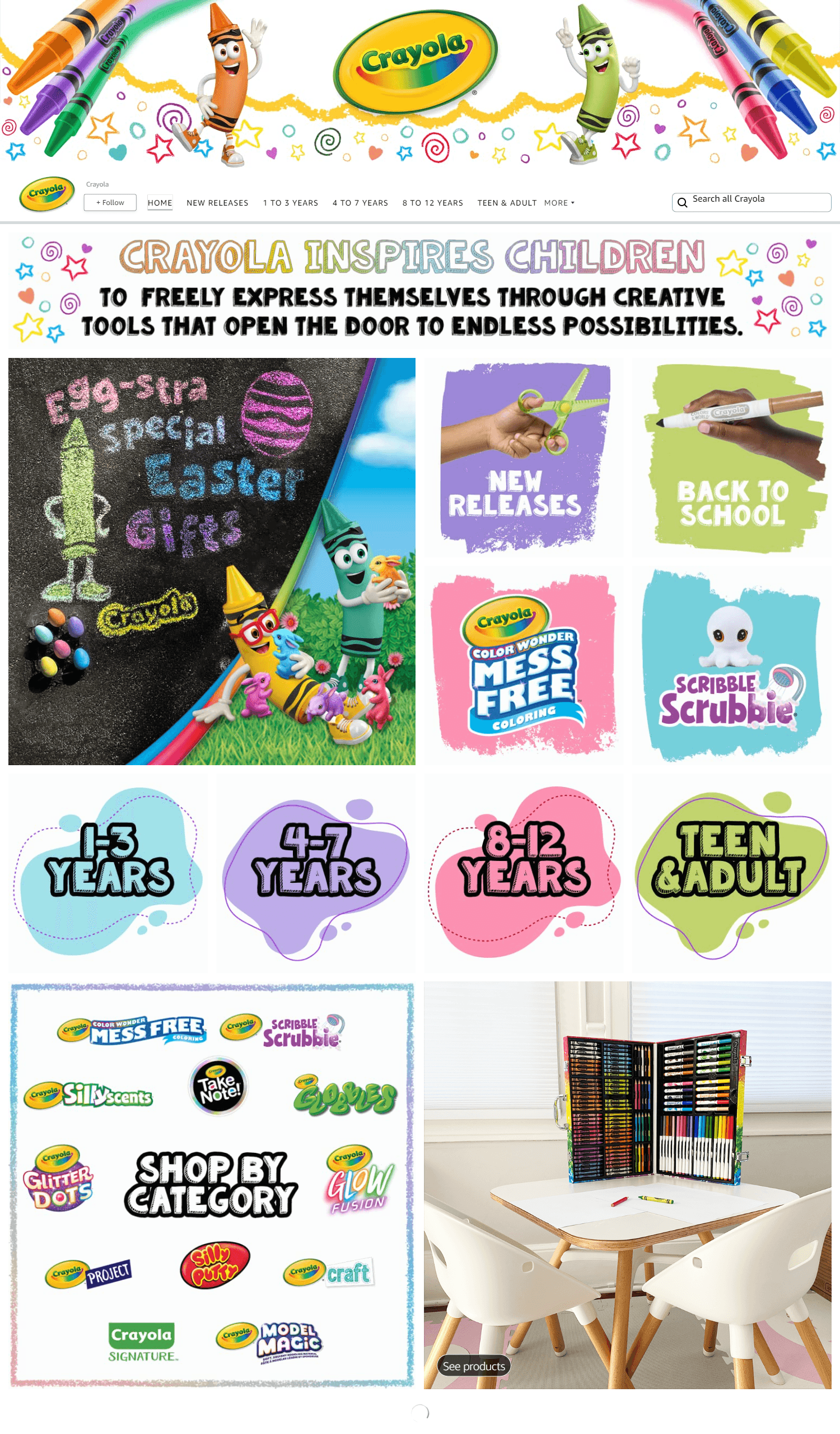 Amazon.com  Crayola: Storefront