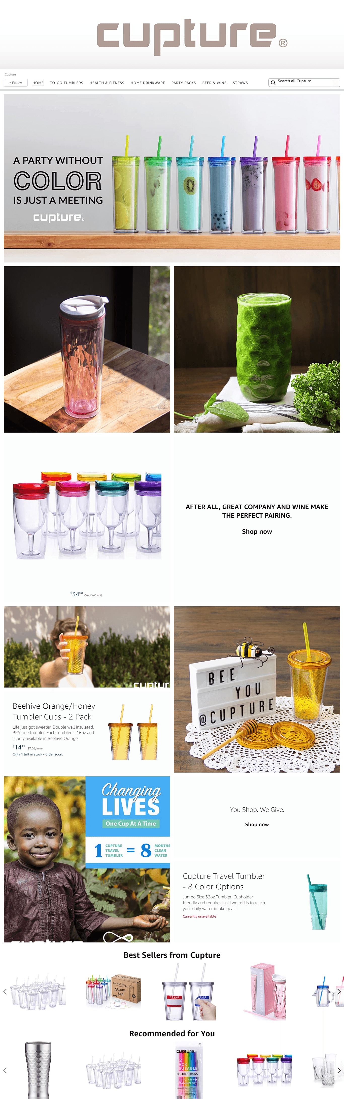 Amazon.com  Cupture: Storefront