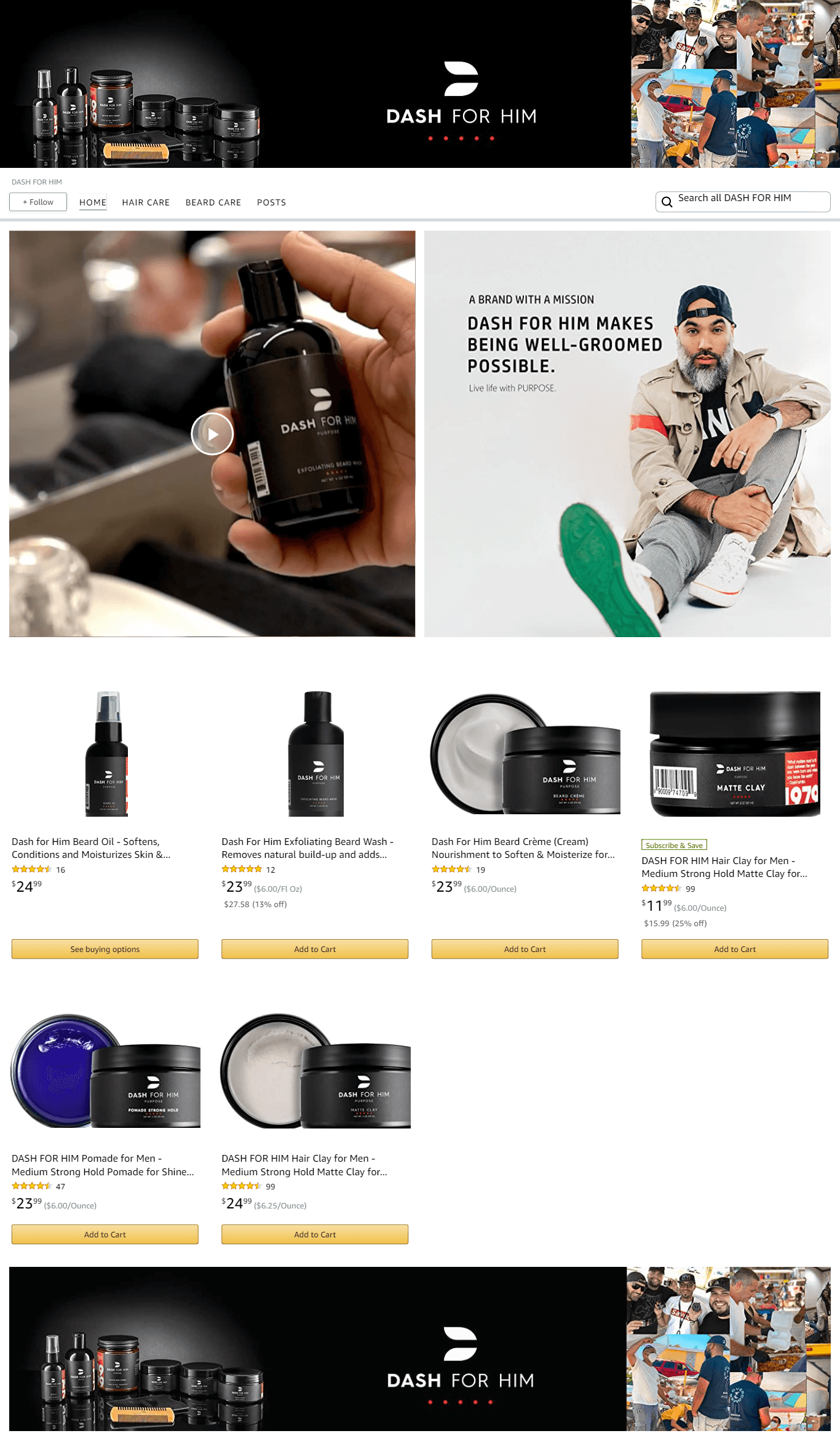 Amazon.com DASH FOR HIM: Storefront