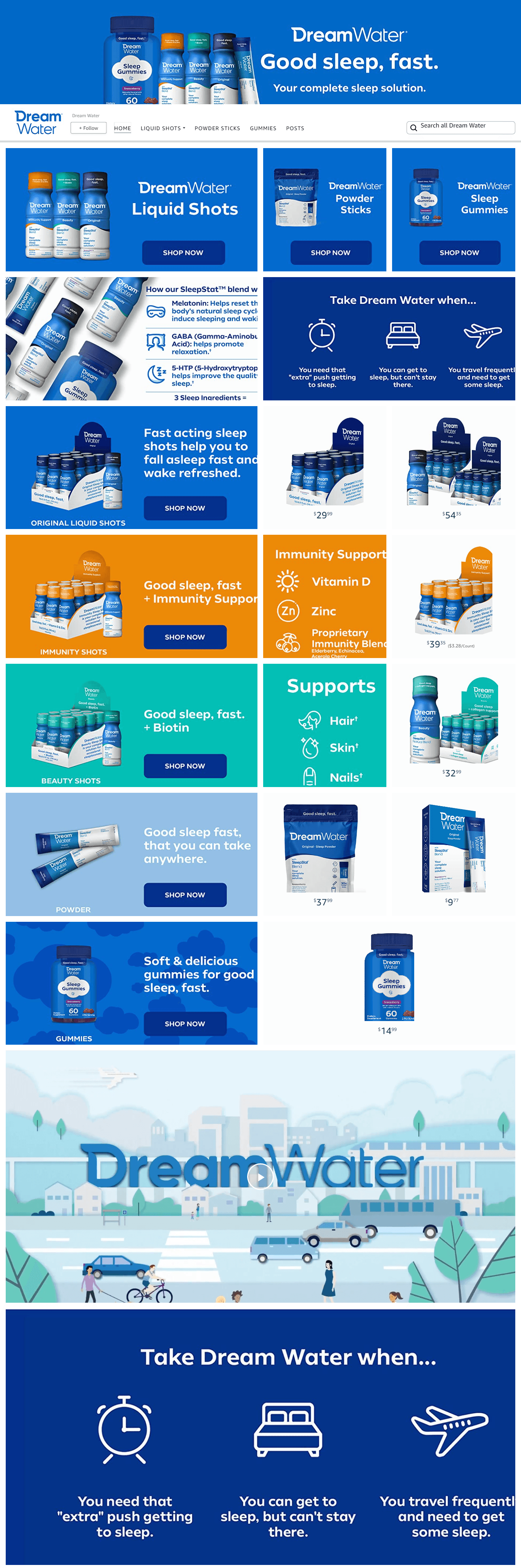 Amazon.com  Dream Water: Storefront