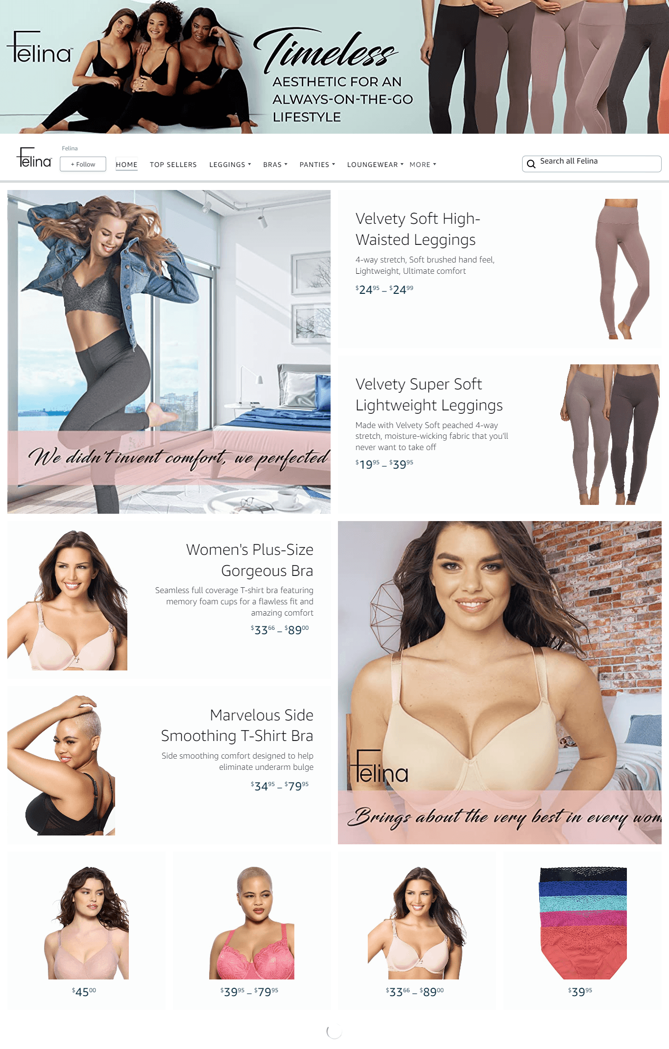 Amazon.com  Felina: Storefront
