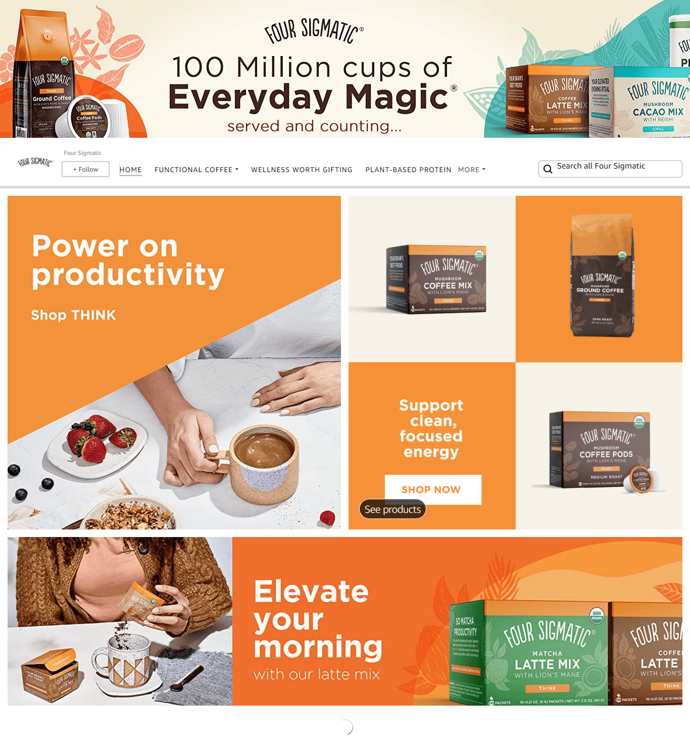 Amazon.com  Four Sigmatic: Storefront