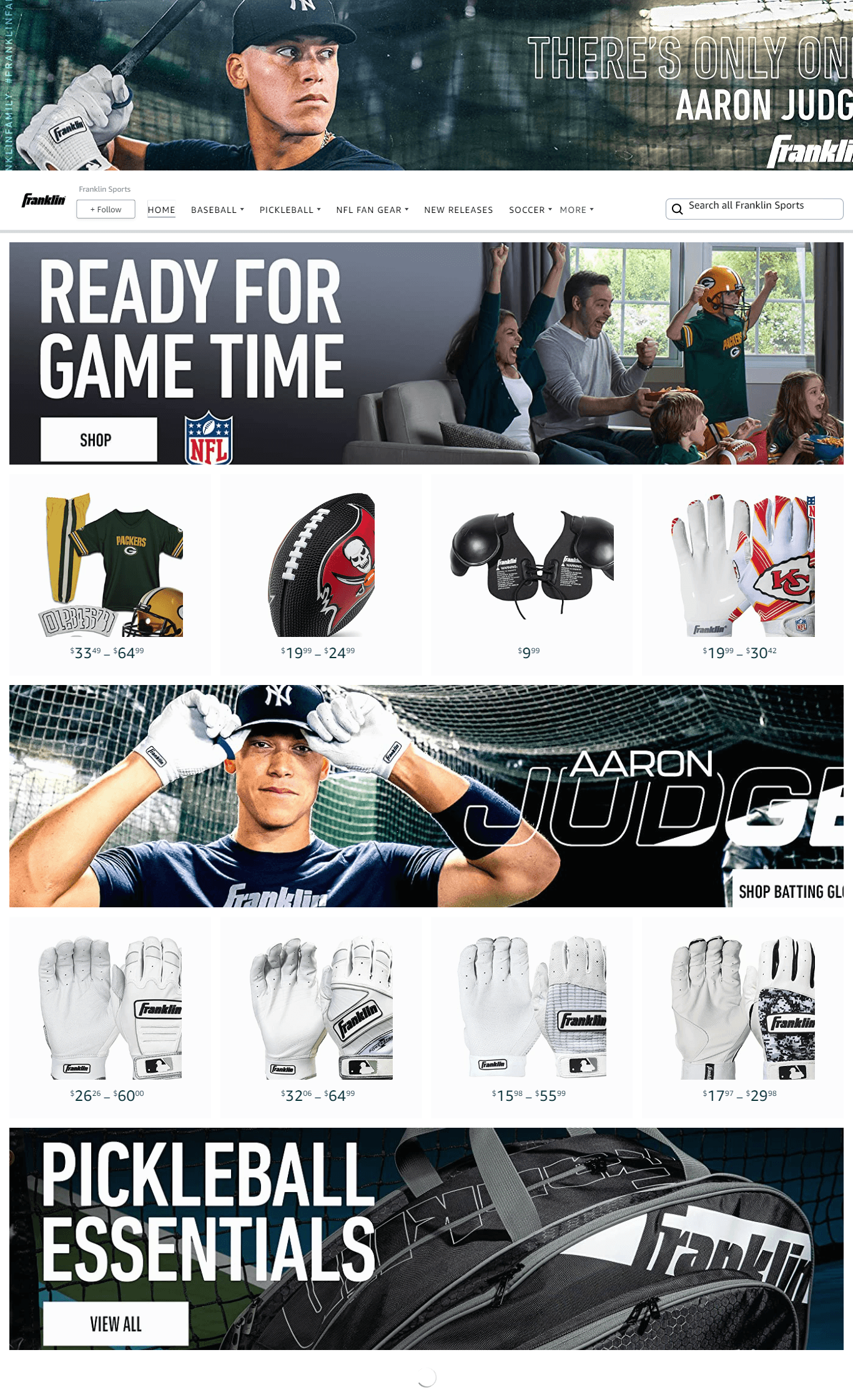 Amazon.com  Franklin Sports: Storefront