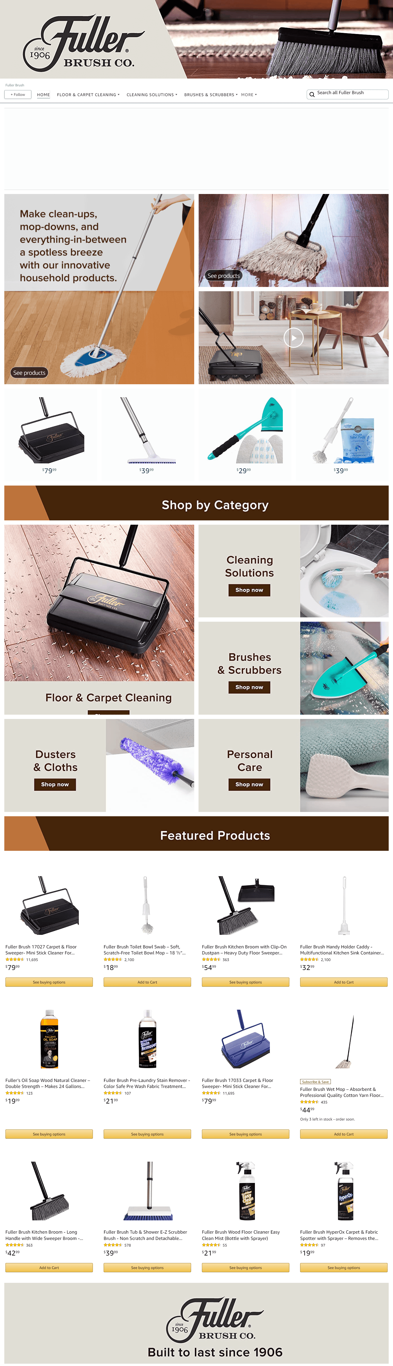 Amazon.com  Fuller Brush: Storefront
